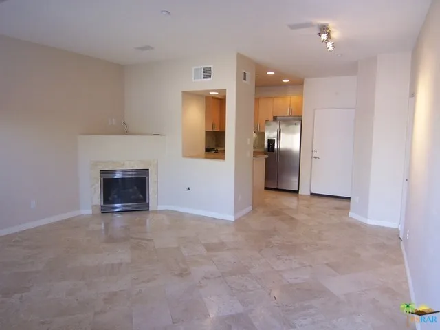 Living/Dining Area with Fireplace