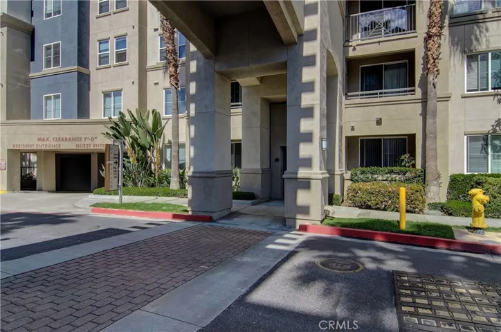 Upscale look to building entrance.