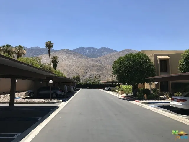 View from Parking lot in front