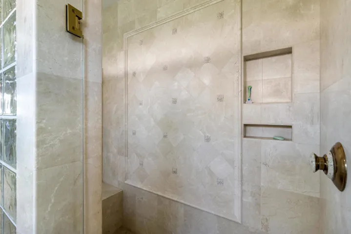 Travertine Shower