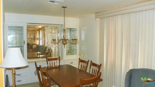 Spacious Dining Room With Built-in Hutch