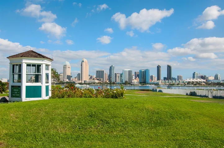 Take the ferry over to downtown San Diego and spend the day in the popular Gaslamp District.
