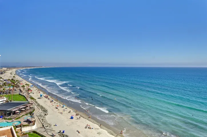 Coronado coastline...