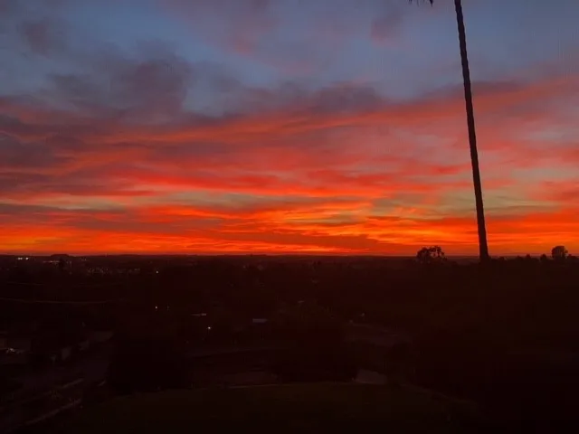 Sunset Views from the 1st floor of your home.