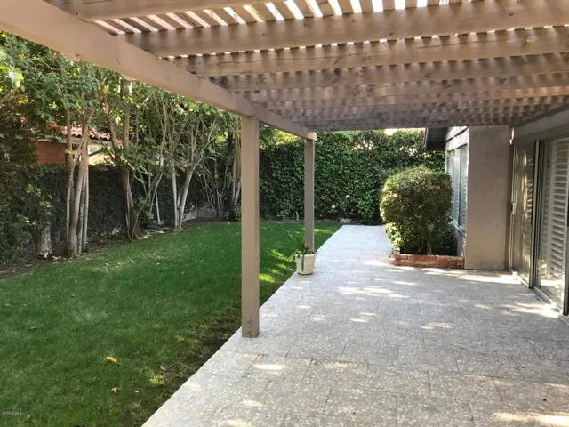 rear patio