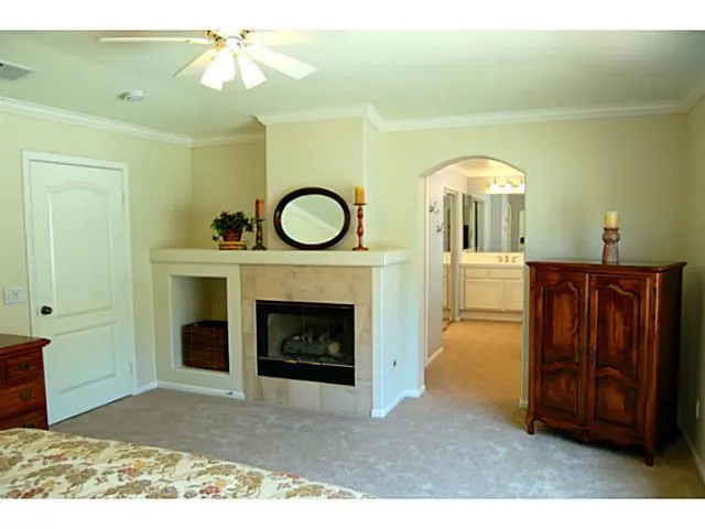 Enjoy the cozy fireplace.
