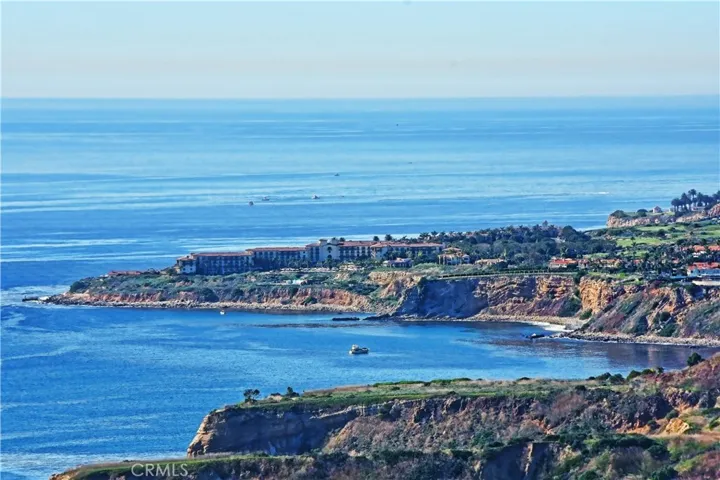 Zoomed in photo taken from yard of property. Looking at Terranea Resort.
