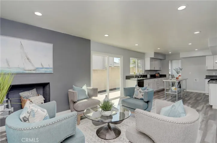 Family room also has fireplace and slider to outdoors...what a great place to hang out!