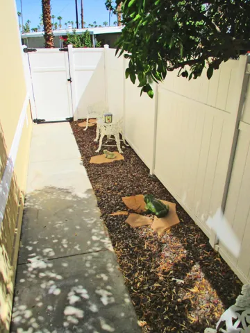 Walkway to front door