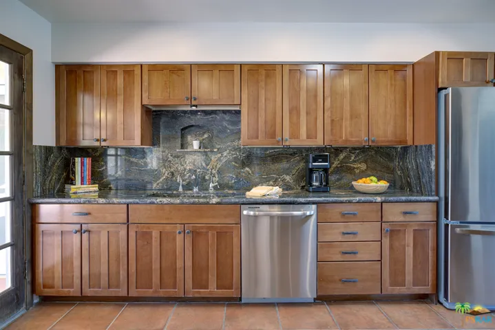 Large counter space and granite counters