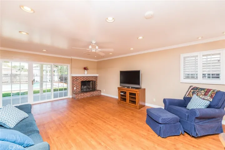 Family Room with Fireplace