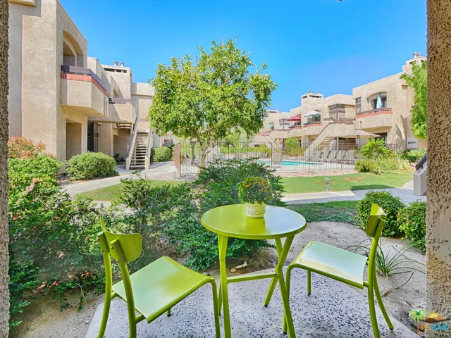 The front patio view to the pool.