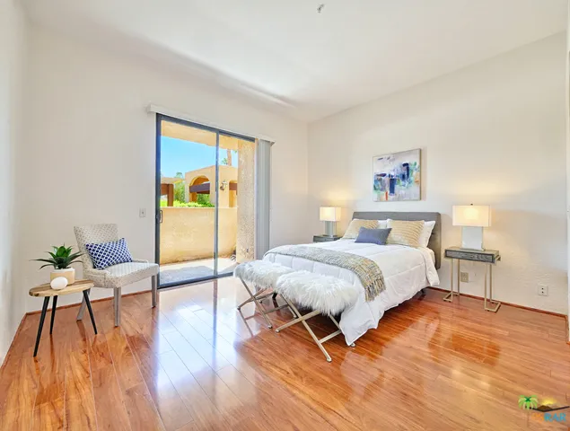 Lots of space in the master bedroom for