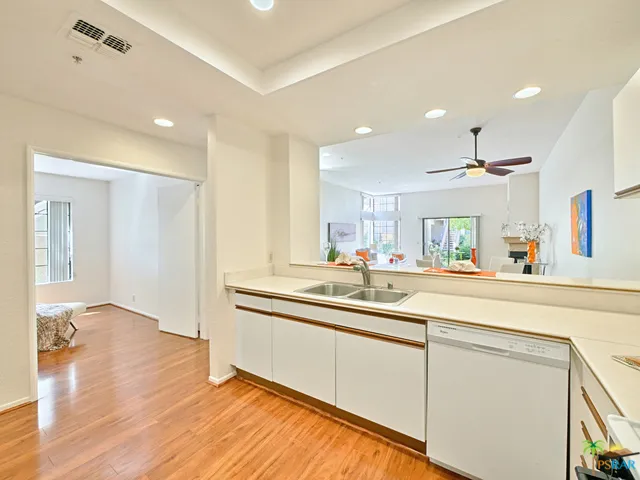 Open concept kitchen.