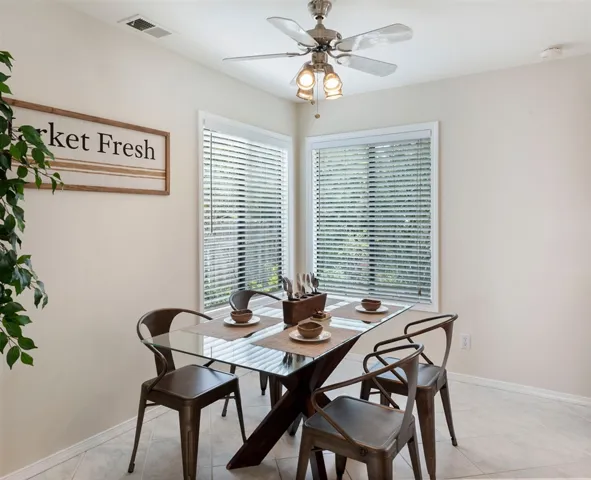 Great space for morning coffee off of kitchen
