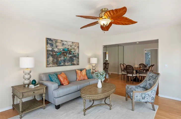 Great for looking onto pool area and entertainment