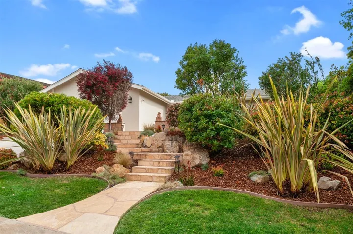 Beautiful drought tolerant landscape