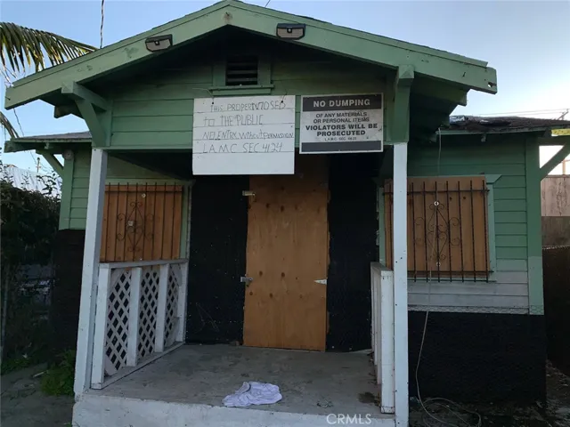 Front of home.