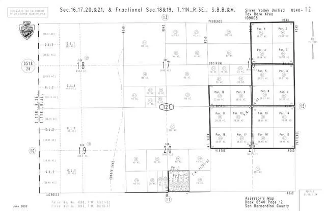 0 Doctrine Road, Newberry Springs, California 92365