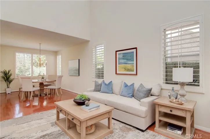 The formal spaces flow seamlessly offering so much flexibility and furniture options.