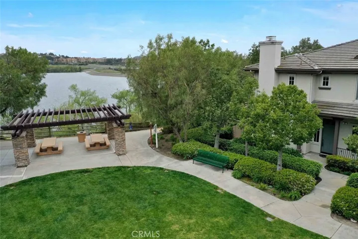 Premier location overlooking reservoir.  Step out front door to the park.