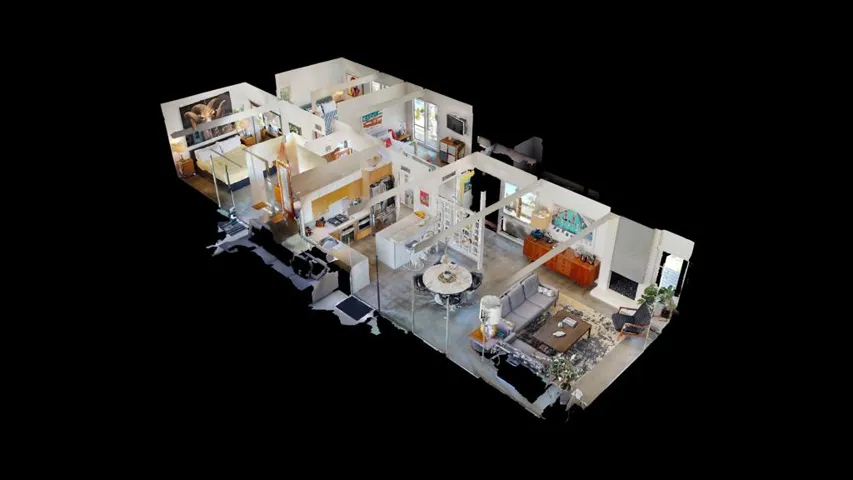 3D dollhouse view