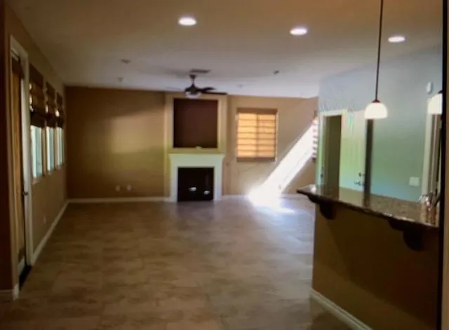 View from Dining room to living room