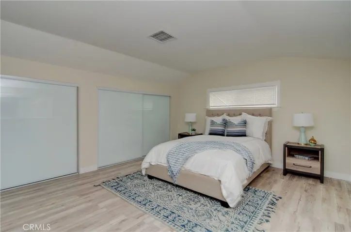 Check out these huge, double wardrobe closets...so much space!