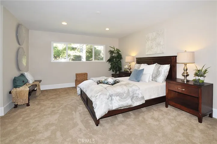 New carpets have been installed that are gray colored, not beige as pictured here