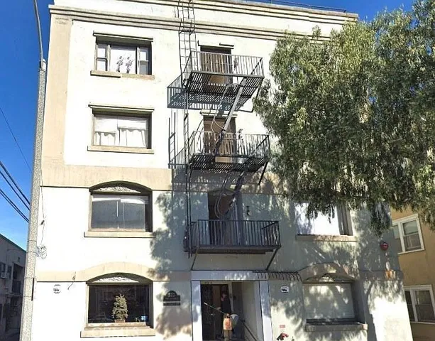 Front entrance on a sunny day