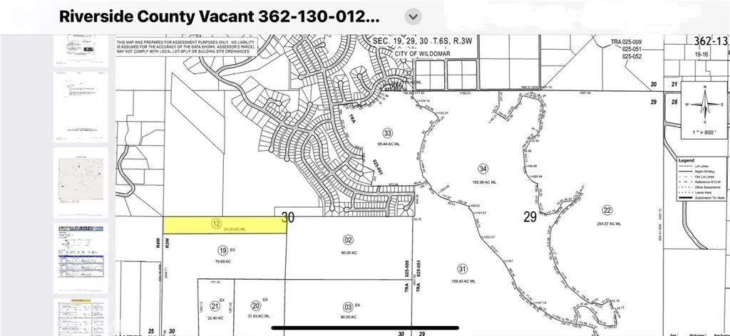 0 Land, Wildomar, California 92595