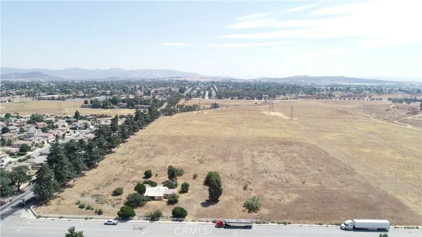 View looking south