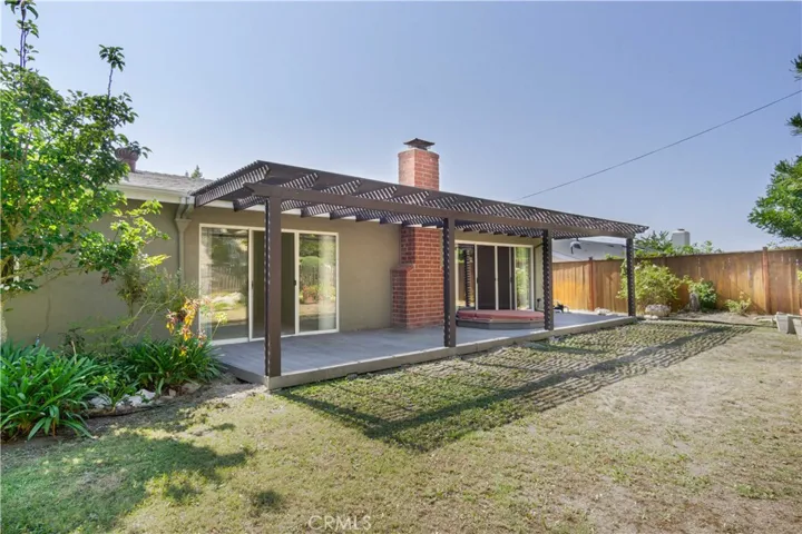 A backyard ready for entertaining, bbq, and family fun.