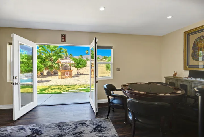 MAIN BEDROOM OUT TO YARD mls