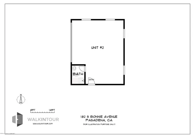 Floor plan - Converted Garage