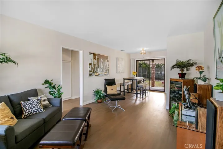 Open concept plan lives larger than expected, and slider to rear yard brings the outside in and extends your living space.