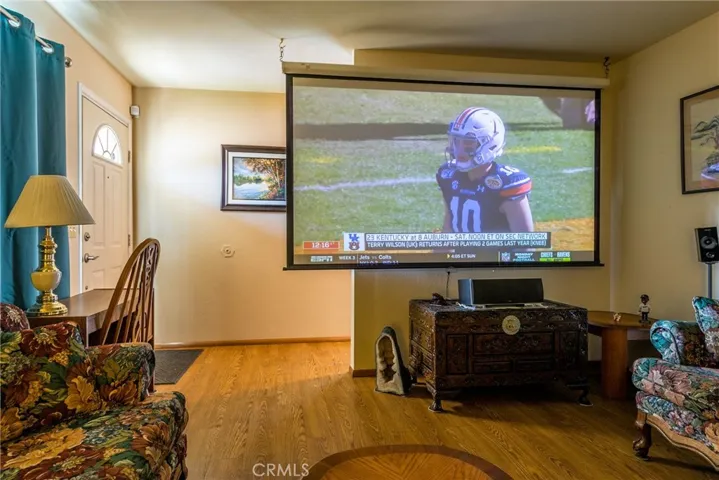 Owner will leave the 10 Foot Screen and projector if you want!!