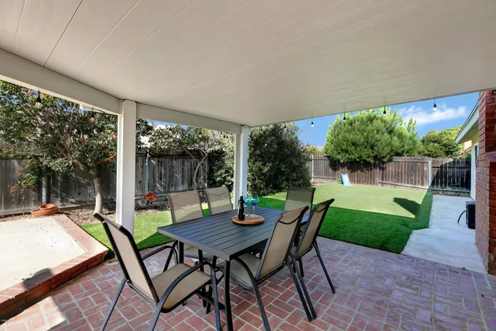 Back patio
