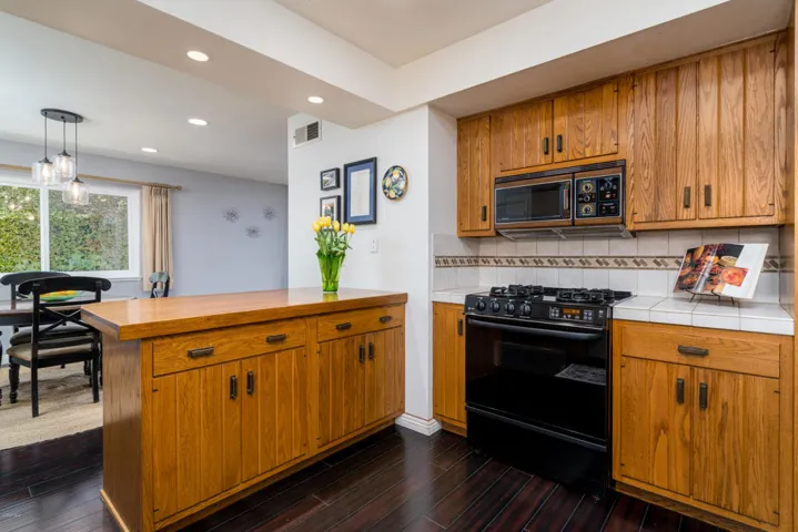 Kitchen Opens to Dining Area