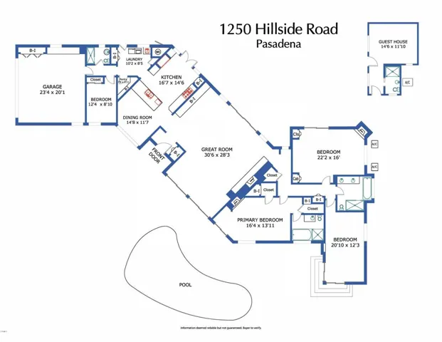Updated 1250 Hillside Rd Floor Plan UB
