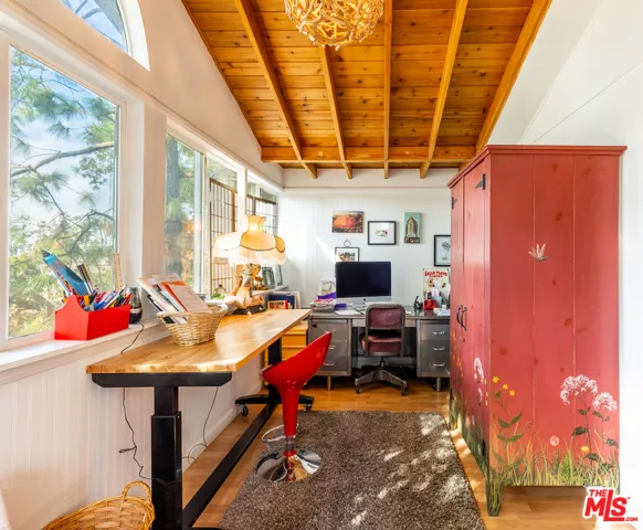 Sunny covered patio