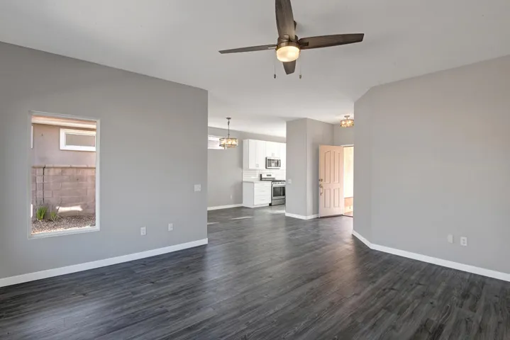 LIVING ROOM OUT TO ENTRY AND KITCHEN