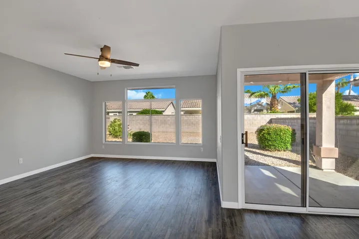 LIVING ROOM AND DINING ROOM TO BACK YARD