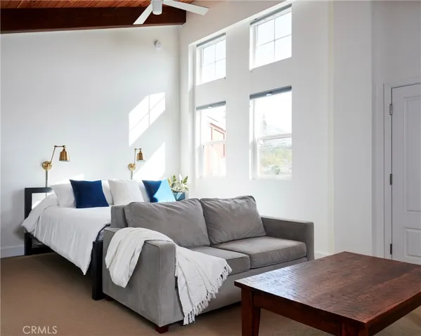 Master bedroom Suite with sitting area and access to large deck.