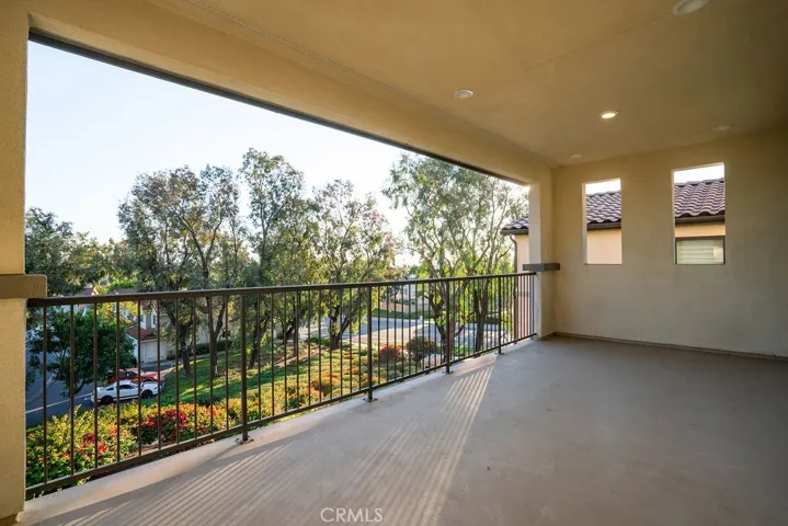 Master Suite spacious balcony