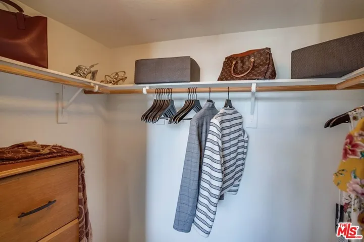 Two walk in closets