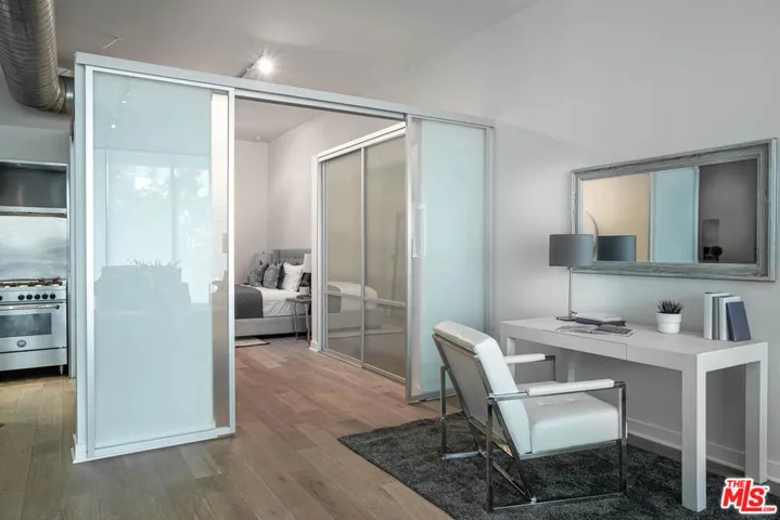 Home office/study area and second bedroom