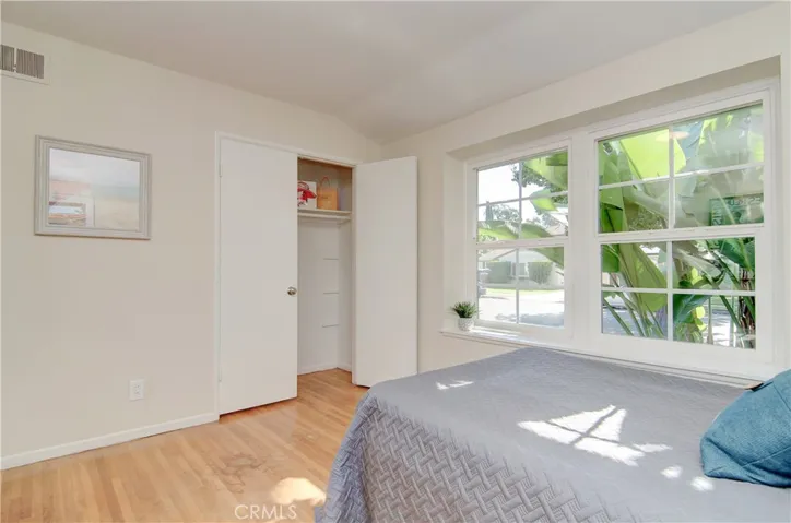 Dual pane windows keep you cozy all year round...another roomy closet here.