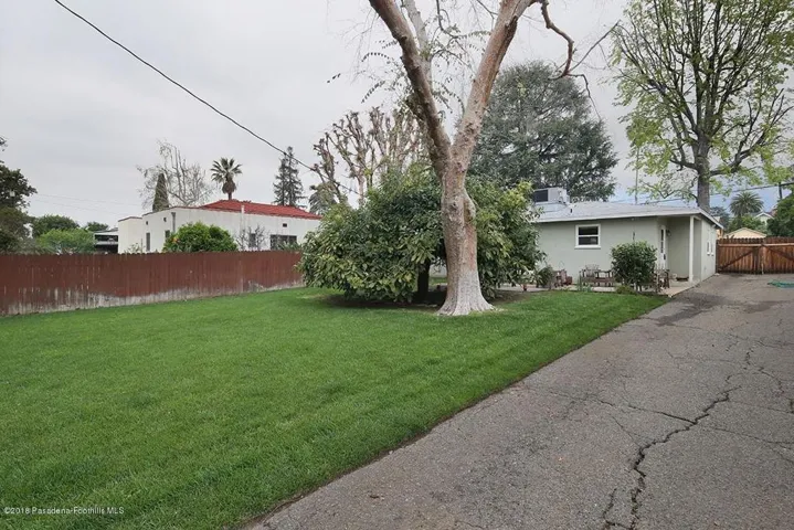 rear yard
