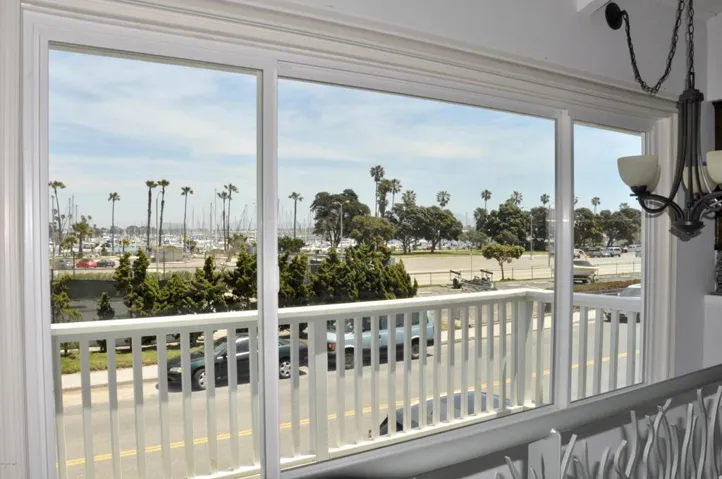 View from dining area